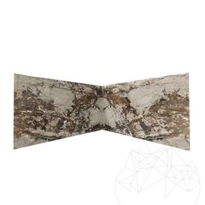 Plaque de marbre poli gris magique 2 cm