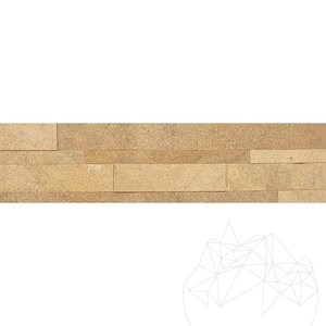 Sandstone Flexible Sandstone SKIN Panel Express - Sandy Yellow, 60x15 cm, auto-adhésif 3M pour les revêtements