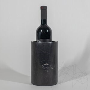 Rafraîchisseur à vin en marbre Nero 