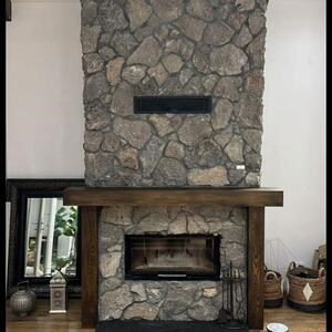 Parement extérieur pierre Travertin Rock Face Brown