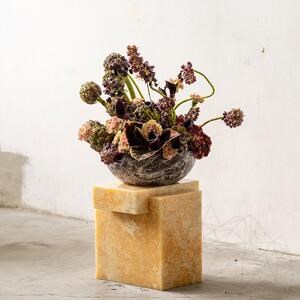 Lavabo de salle de bain - Marbre Rosso Levanto RS-5, 42 x 15 cm