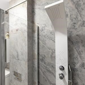 Ardoise flexible SKIN Ultra-Flex 2mm - Blanc d'automne, 210 x 105 cm| Pierre pour murs, meubles, façades