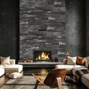 SKIN Panel 3D Express - Black Star, 60x15 cm, autocollant 3M pour le revêtement intérieur de meubles et de murs