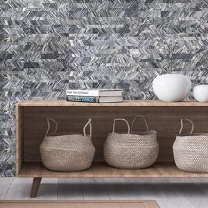 Panneau flexible Marble SKIN Express - Brazil White, 60x15 cm, auto-adhésif 3M pour le revêtement intérieur 