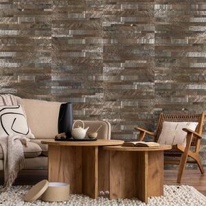 Panneau flexible en Quartz SKIN 3D Express - Cuivre, 60x15 cm, auto-adhésif 3M pour le revêtement intérieur