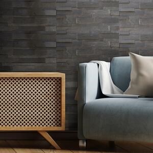 Panneau flexible en ardoise SKIN 3D Express - Mongolie, 60x15 cm, auto-adhésif 3M pour le revêtement intérieur