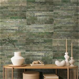 Panneau flexible Marble SKIN Express - Rain Forest Green, 60x15 cm, auto-adhésif 3M pour le revêtement intérieur