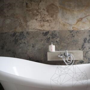Ardoise flexible SKIN Ultra-Flex 2mm - Indian Autumn, 185 x 61 cm | Pierre pour murs, meubles, façades et zones humides