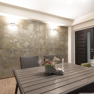 Ardoise flexible SKIN MicroStone 1mm - Tan, 280 x 125 cm | Pierre ultra-flexible pour murs, meubles, parements
