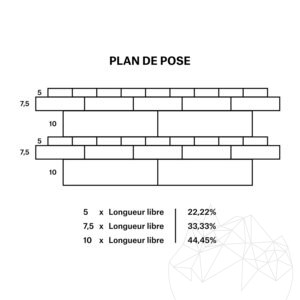 Travertin Classic Splitface Puzzle, 2.1 cm