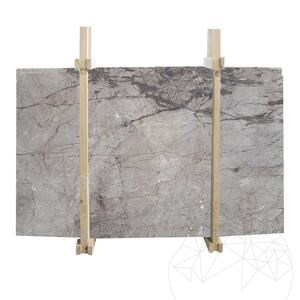 Dalle en marbre Silver Roots Poli, 2 cm