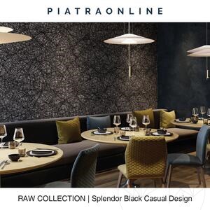 Dalle Splendor Black Casual Design 2CM