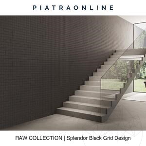 Dalle Splendor Black Grid Design 2CM