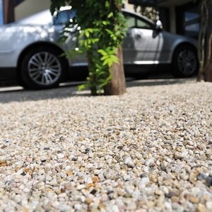 Système d'espacement paysager pour la stabilisation du gravier, gris, 1176 x 764 x 32 mm