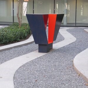 Système d'espacement paysager pour la stabilisation du gravier, gris, 1176 x 764 x 32 mm