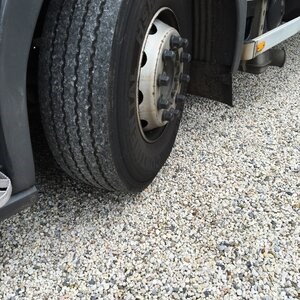 Système d'aménagement paysager pour la stabilisation du gravier, blanc, 1176 x 764 x 32 mm