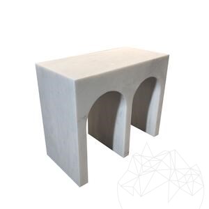 Table basse Archy en marbre de New York