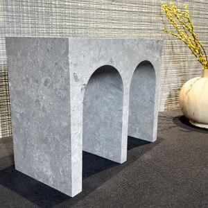 Table basse Archy en marbre gris Tundra
