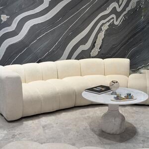 Table basse en marbre Volakas Moon
