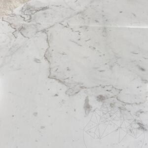 Table basse en marbre Volakas Moon