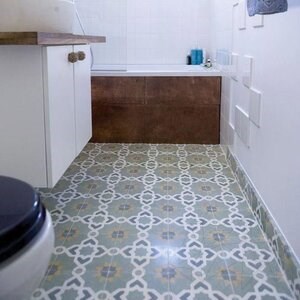 Terrazzo Oriental KR-09 Green 20 x 20 x 1.8 cm