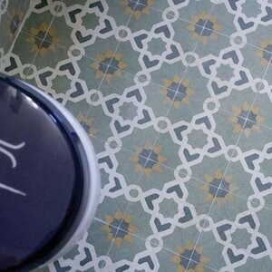 Terrazzo Oriental KR-09 Green 20 x 20 x 1.8 cm