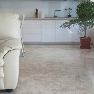 Travertin adouci à coupe transversale Classic PREMIUM, 61 x 61 x 1.2 cm
