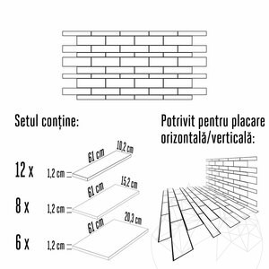 Ensemble de planches de travertin adouci PREMIUM Coupe transversale classique, 1.2 cm