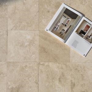 Travertin Classic PREMIUM Tapis à coupe croisée, 30.5 x 30.5 x 1.2 cm