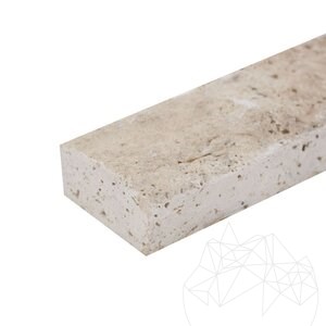 Travertin fendu multicolore, 7.5 cm x FL x 2.2 cm