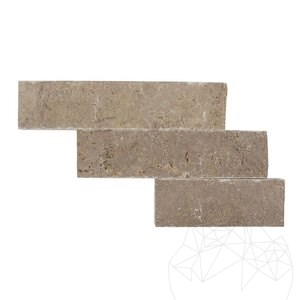 Travertin fendu de Noce, 5 cm x FL x 2.2 cm