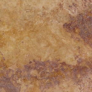 Travertin poli croisé Peach, 61 x 30.5 x 1.2 cm