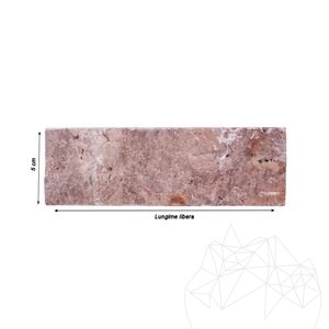 Red Opium Travertine Splitface 5 cm x FL x 2cm Produit en commande spéciale