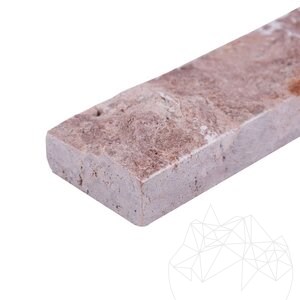 Red Opium Travertine Splitface 5 cm x FL x 2cm Produit en commande spéciale