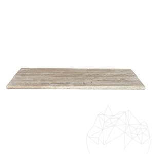 Striato Travertine Tumbled & 1 Lenght Bullnose, 122 x 40.6 x 3 cm
