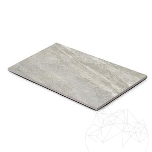 Pierre frittée L'ALTRA PIETRA Vesuvio Chiaro, 60 X 90 X 2 cm, R11 - Antidérapant pour usage extérieur