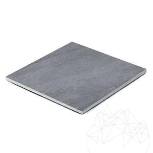 Pierre frittée L'ALTRA PIETRA Vesuvio Scuro, 59,5 X 59,5 X 2 cm, R11 - Antidérapant pour usage extérieur