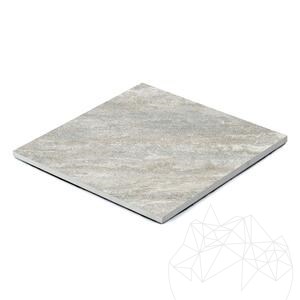 Pierre frittée L'ALTRA PIETRA Vesuvio Chiaro, 59,5 X 59,5 X 2 cm, R11 - Antidérapant pour usage extérieur