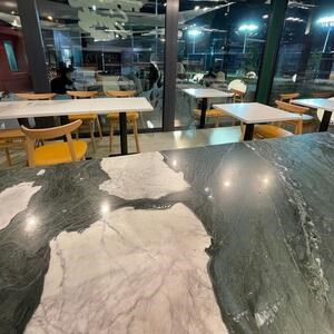 Dalle de marbre Verde Paradiso polie, 2 cm