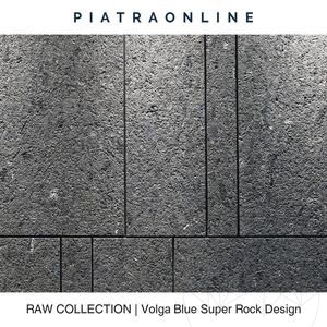 Dalle Volga Blue Super Rock Design 3CM