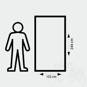 Ardoise flexible SKIN MicroStone 1mm - Black Line, 244 x 122 cm | Pierre ultra-flexible pour murs, meubles, parements