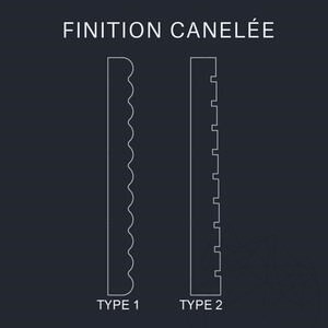 Marbre Cannelé Areti Wave, 2 cm