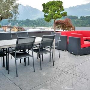 Pierre frittée L'ALTRA PIETRA Colosseo Grigioni, 60 X 60 X 2 cm, R11 - Antidérapant pour usage extérieur