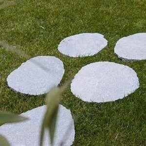 Marchepied de jardin japonais Riven & Chiseled Edge Kavala en ardoise, taille XXL