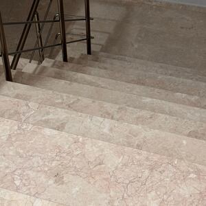 Marchepied en marbre poli Rosalina, 120 x 30 x 2 cm