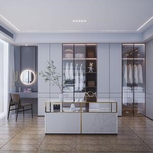 Travertin poli en coupe transversale Noce, 61 x 30.5 x 1.2 cm