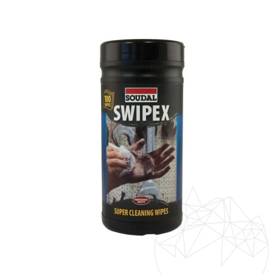 Soudal, lingettes de nettoyage Swipex, 100 pièces/boîte