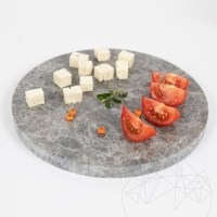 Planche à pâtisserie en pierre naturelle, 28 cm de diamètre