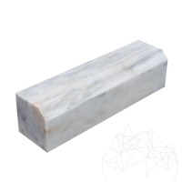 Kavala Marble Kerbstone, 3 cm chanfrein 1L, 10 x 10 cm x FL
