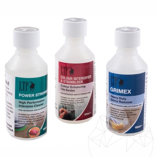 Sample-LTP Grimex Spray 500ml - Détachant professionnel pour pierres naturelles (cire, graisse, huile, saleté)